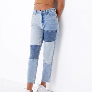 PacSun Patch On Blue Mom Jeans